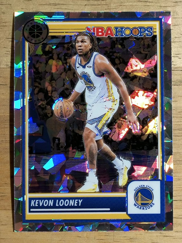 2023-24 Hoops Premium Stock Ice Prizm #106 Kevon Looney
