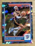 2023-24 Hoops Premium Stock Ice Prizm #147 Shai Gilgeous-Alexander