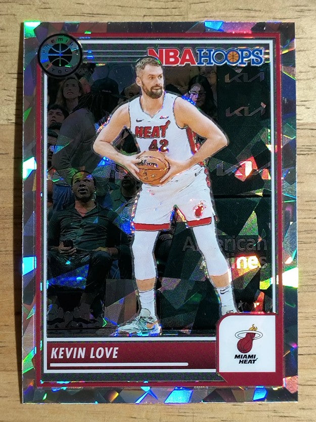 2023-24 Hoops Premium Stock Ice Prizm #156 Kevin Love