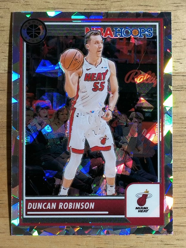 2023-24 Hoops Premium Stock Ice Prizm #164 Duncan Robinson