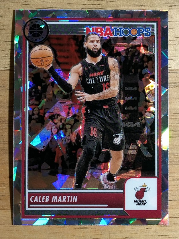 2023-24 Hoops Premium Stock Ice Prizm #187 Caleb Martin