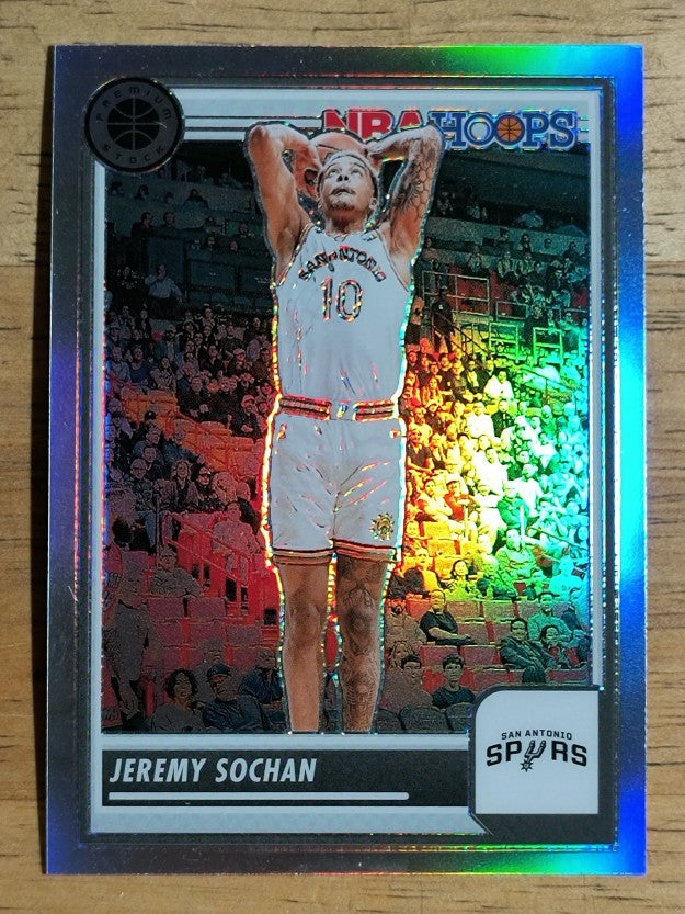 2023-24 Hoops Premium Stock Silver Prizm #34 Jeremy Sochan