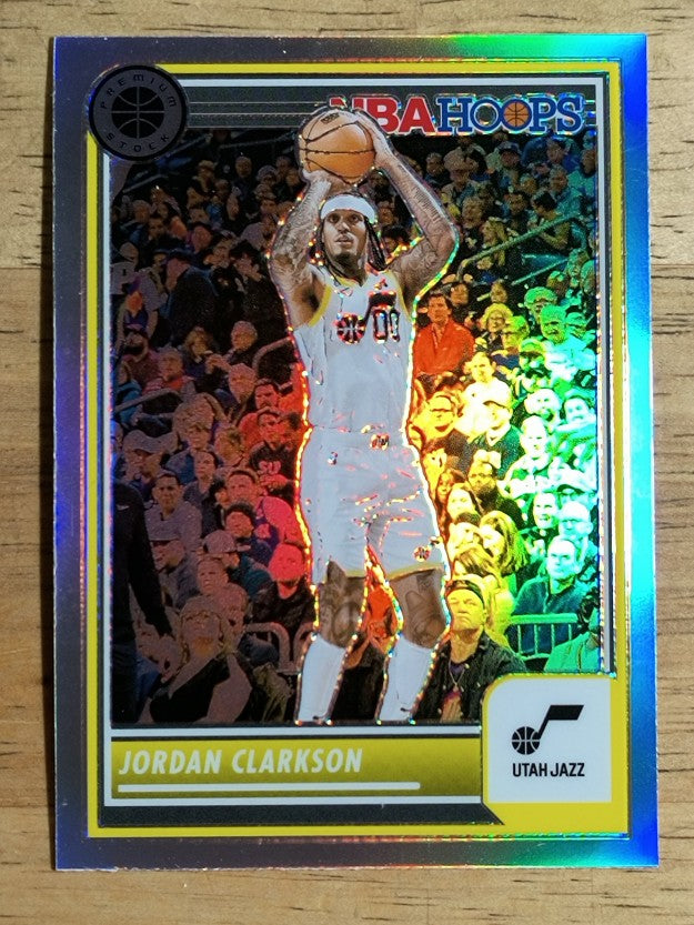 2023-24 Hoops Premium Stock Silver Prizm #186 Jordan Clarkson