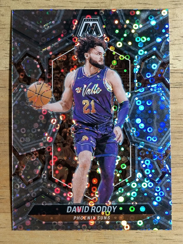 2023-24 Panini Mosaic Mosaic Fast Break Silver #157 David Roddy