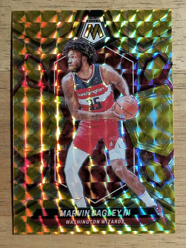 2023-24 Panini Mosaic Mosaic Reactive Yellow #54 Marvin Bagley III