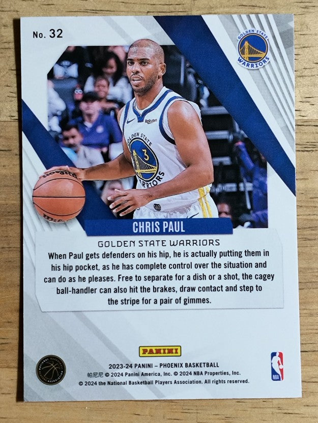 2023-24 Panini Phoenix Blue Ice #32 Chris Paul