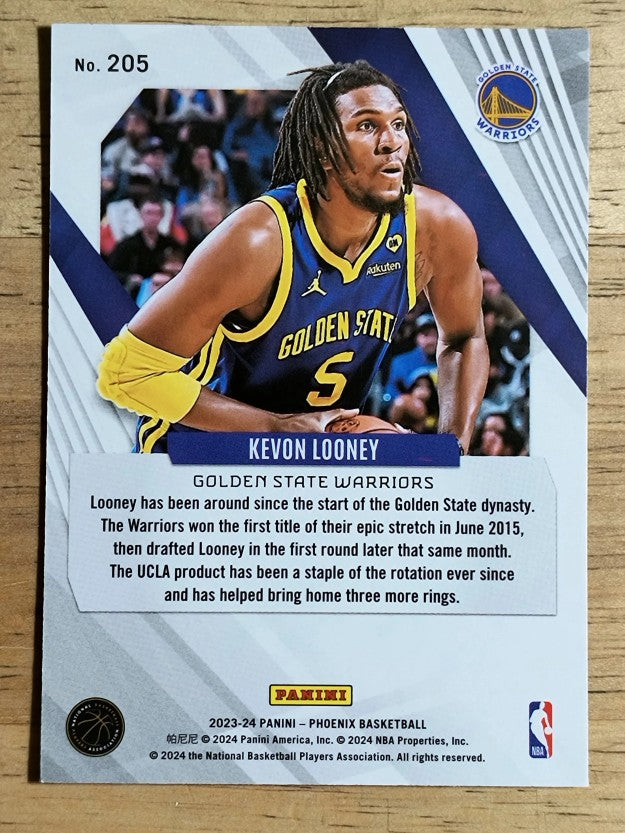 2023-24 Panini Phoenix Blue Ice #205 Kevon Looney