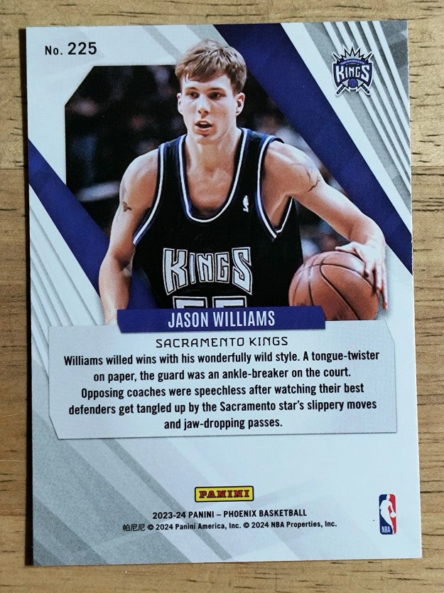 2023-24 Panini Phoenix Blue Ice #225 Jason Williams