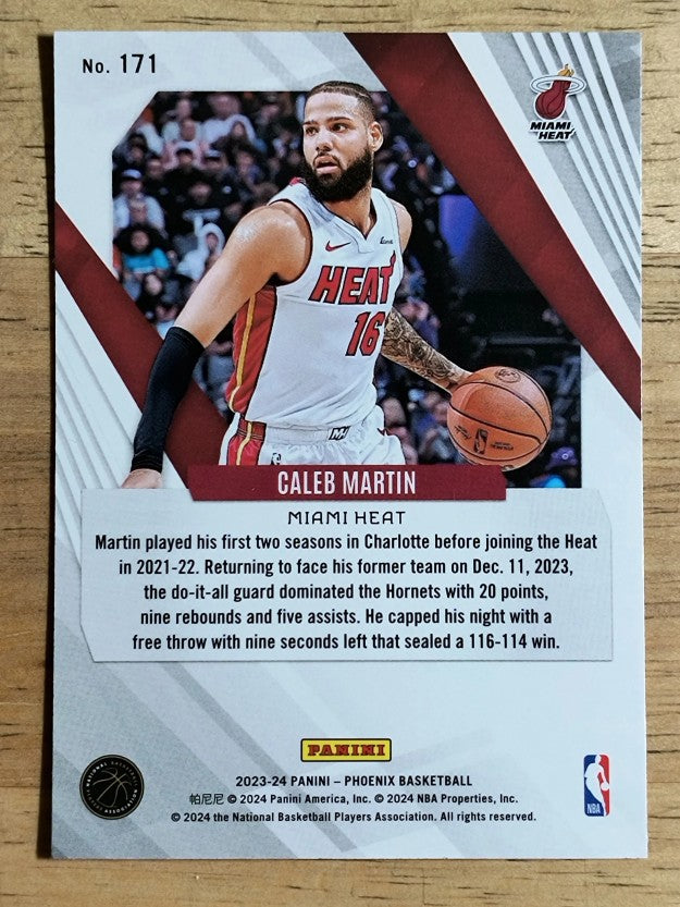 2023-24 Panini Phoenix Red Ice #171 Caleb Martin