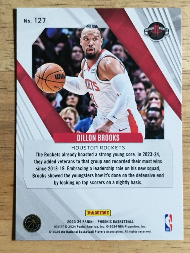 2023-24 Panini Phoenix Teal Lazer #127 Dillon Brooks