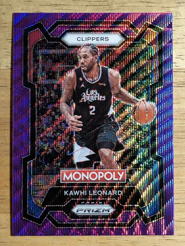 2023-24 Panini Prizm Monopoly Purple #37 Kawhi Leonard