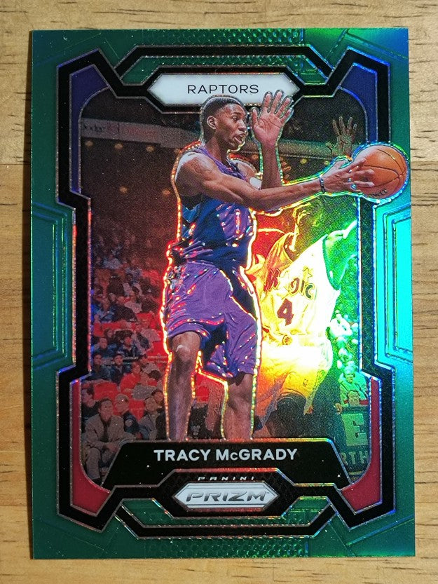 2023-24 Panini Prizm Prizms Green #196 Tracy McGrady