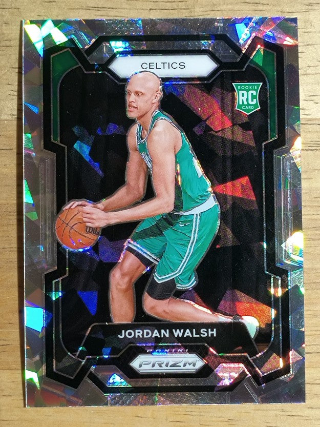 2023-24 Panini Prizm Prizms Ice #158 Jordan Walsh