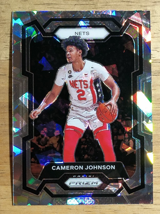 2023-24 Panini Prizm Prizms Ice #222 Cameron Johnson