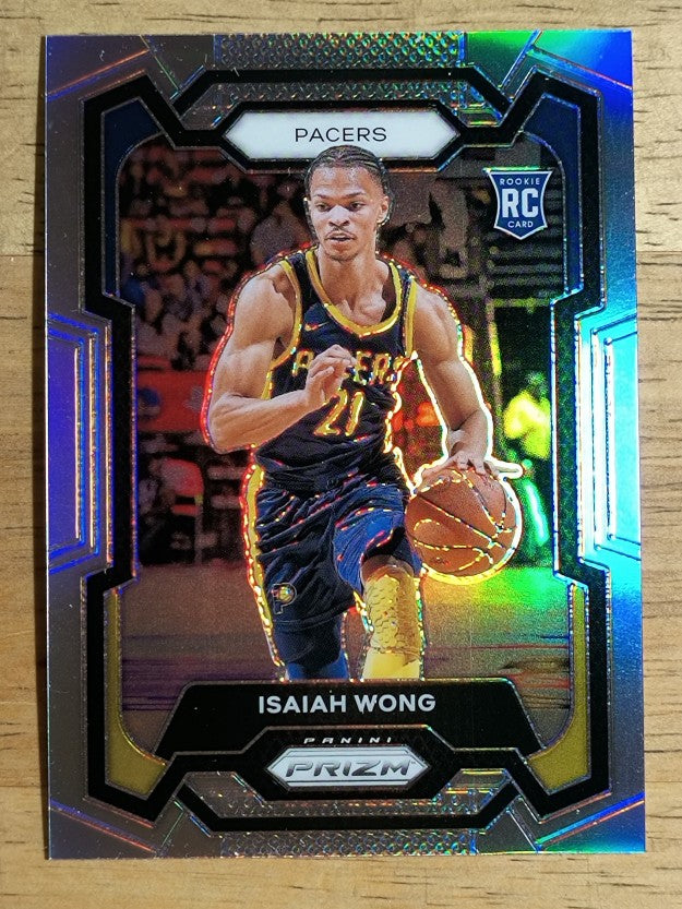 2023-24 Panini Prizm Prizms Silver #154 Isaiah Wong