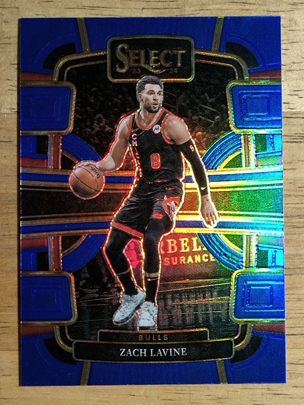 2023-24 Select Prizms Blue #16 Zach LaVine
