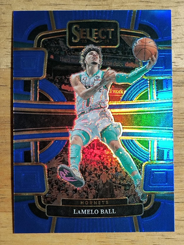 2023-24 Select Prizms Blue #53 LaMelo Ball