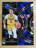 2023-24 Select Prizms Blue Cracked Ice #123 Jalen Hood-Schifino