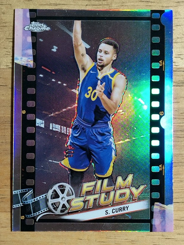 2023-24 Topps Chrome Film Study #FS6 Stephen Curry