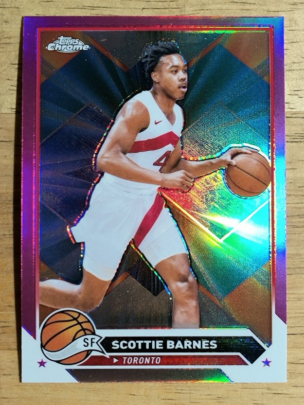 2023-24 Topps Chrome Pink Refractors #20 Scottie Barnes