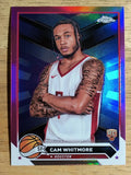 2023-24 Topps Chrome Pink Refractors #133 Cam Whitmore
