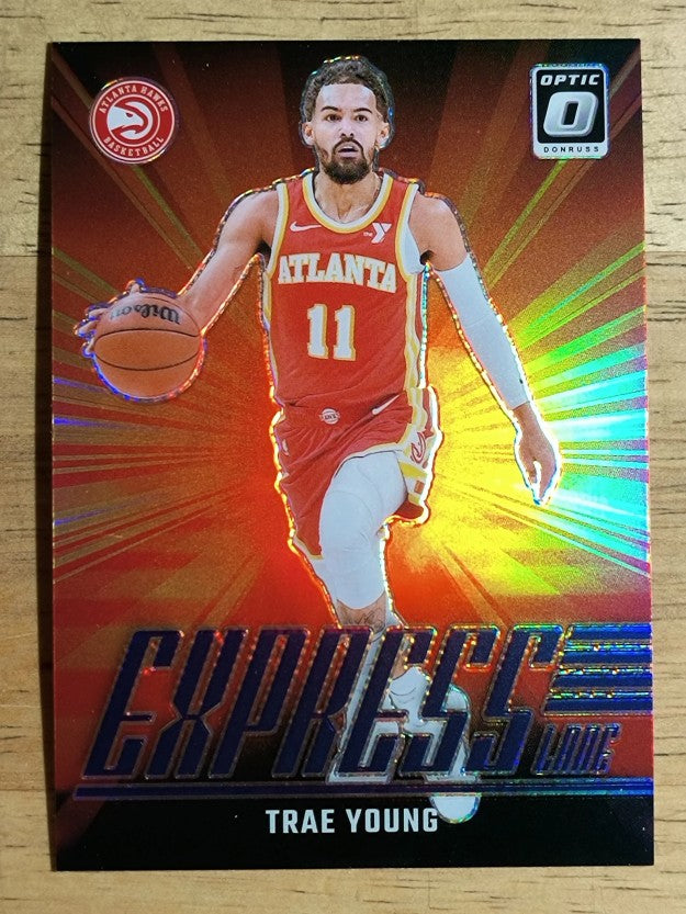 2024-25 Donruss Optic Express Lane Purple #5 Trae Young
