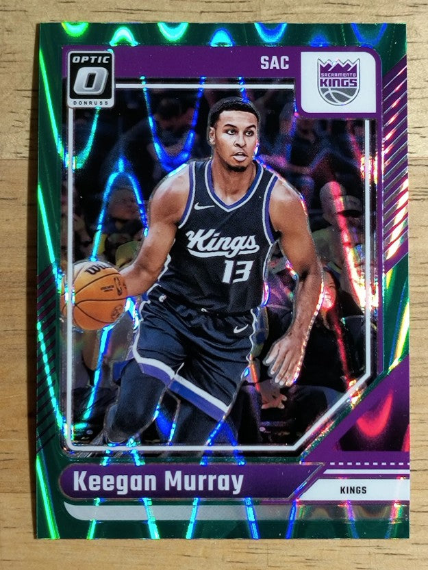 2024-25 Donruss Optic Green Seismic #47 Keegan Murray