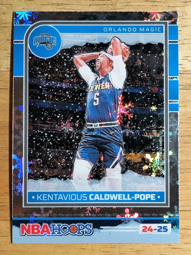2024-25 Hoops Premium Prizms Winter #45 Kentavious Caldwell-Pope