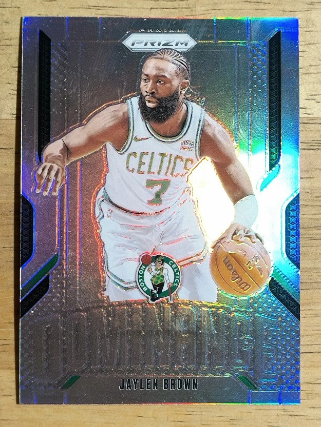 2024-25 Panini Prizm Dominance Prizms Silver #6 Jaylen Brown