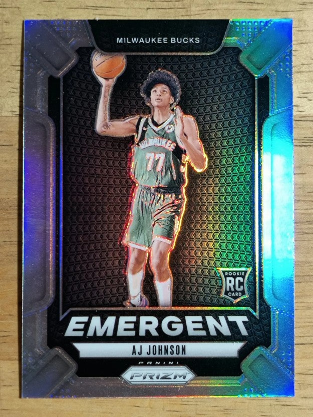 2024-25 Panini Prizm Emergent Prizms Silver #15 AJ Johnson