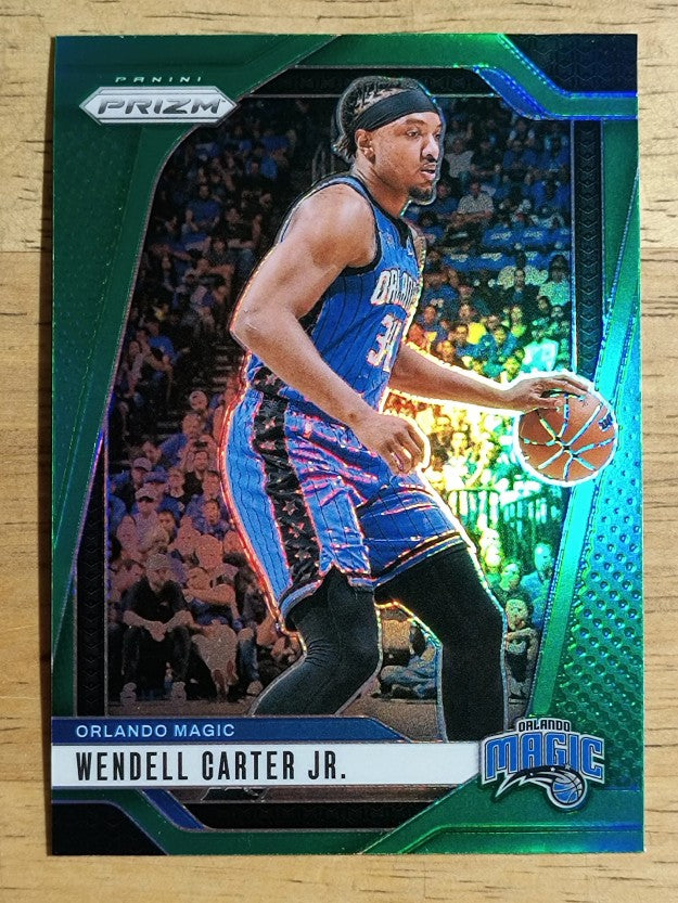 2024-25 Panini Prizm Prizms Green #79 Wendell Carter Jr.