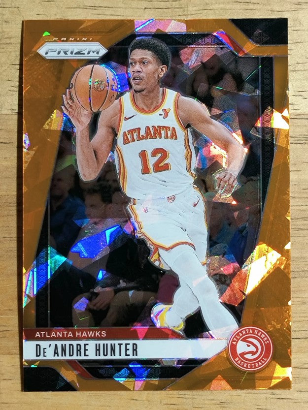 2024-25 Panini Prizm Prizms Orange Ice #47 De'Andre Hunter