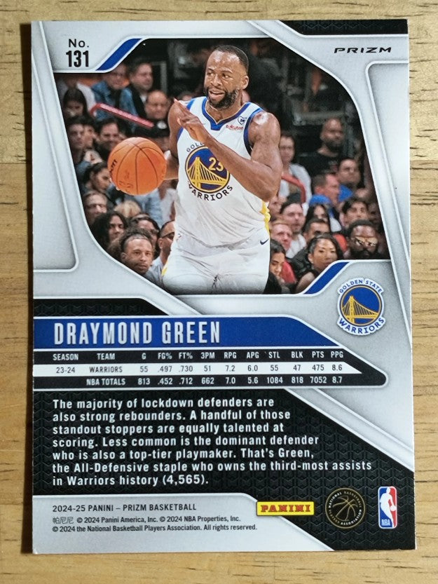2024-25 Panini Prizm Prizms Red Ice #131 Draymond Green