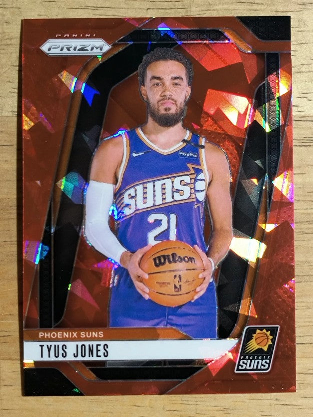 2024-25 Panini Prizm Prizms Red Ice #207 Tyus Jones