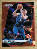 2024-25 Panini Prizm Prizms Red Ice #272 Dirk Nowitzki
