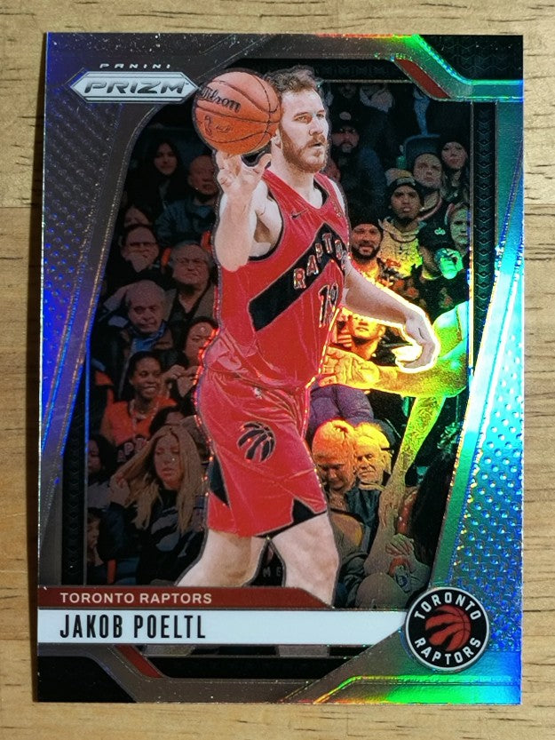 2024-25 Panini Prizm Prizms Silver #198 Jakob Poeltl