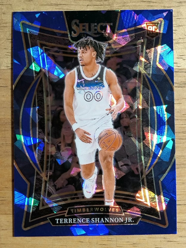 2024-25 Select Blue Cracked Ice Prizms #78 Terrence Shannon Jr.