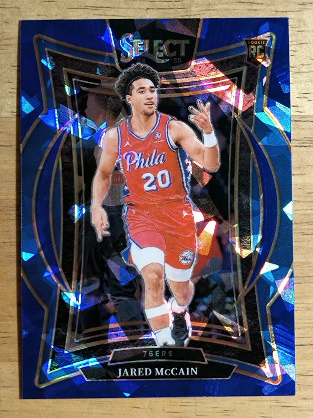 2024-25 Select Blue Cracked Ice Prizms #82 Jared McCain