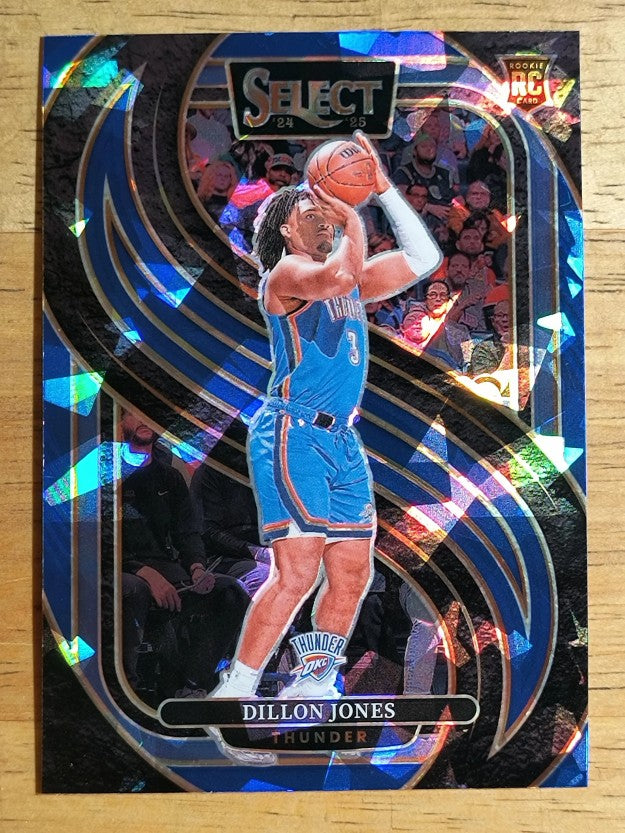 2024-25 Select Blue Cracked Ice Prizms #200 Dillon Jones