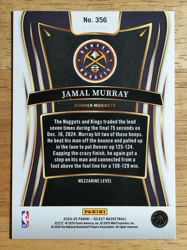 2024-25 Select Blue Prizms #356 Jamal Murray