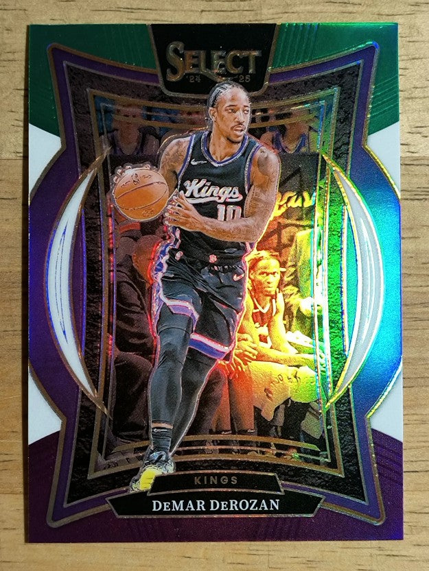 2024-25 Select Green White Purple Prizms #33 DeMar DeRozan