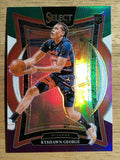 2024-25 Select Green White Purple Prizms #85 Kyshawn George