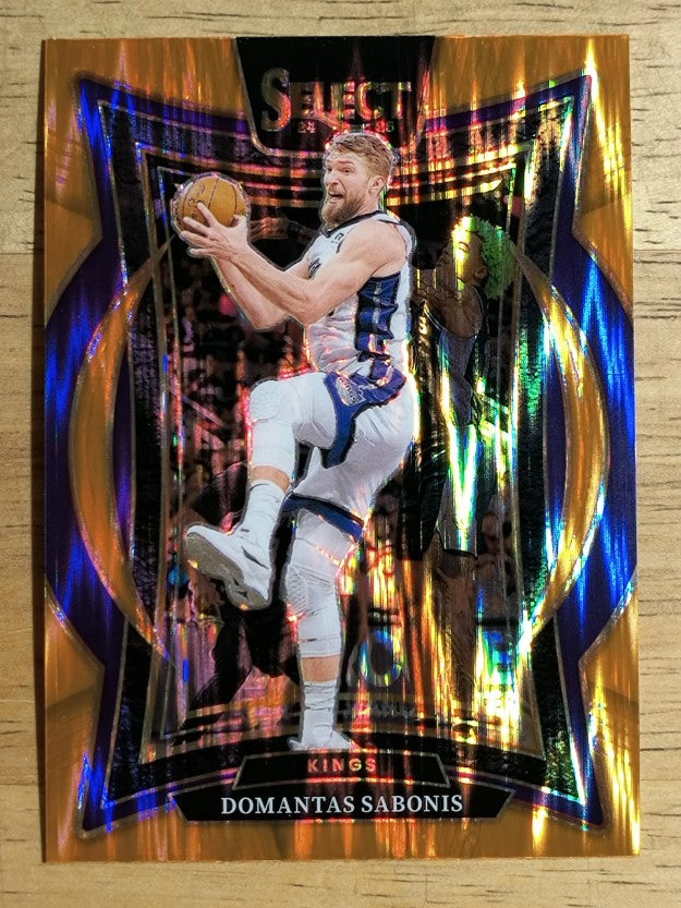 2024-25 Select Orange Flash Prizms #24 Domantas Sabonis