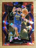 2024-25 Select Red Cracked Ice Prizms #54 LeBron James