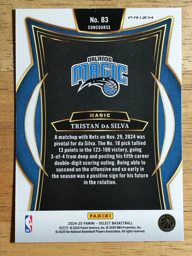 2024-25 Select Red Cracked Ice Prizms #83 Tristan da Silva