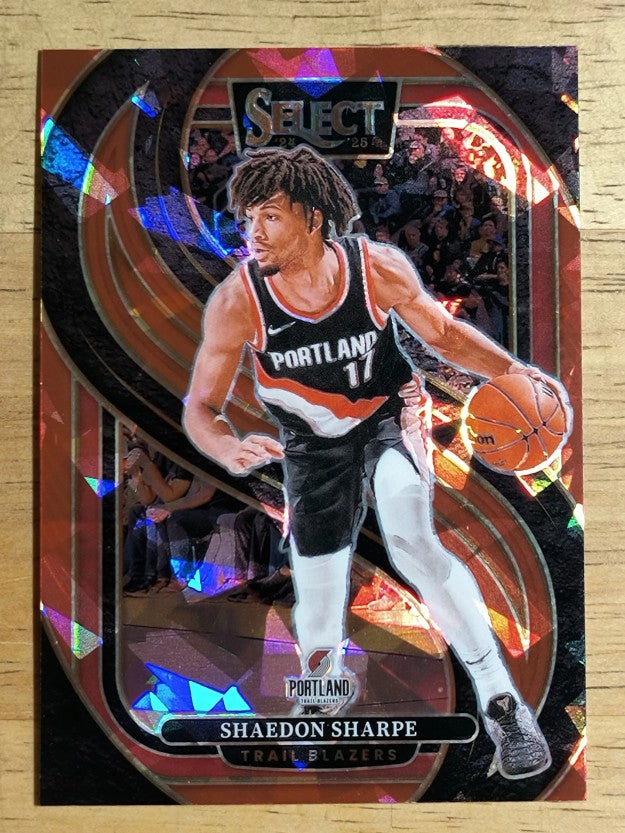 2024-25 Select Red Cracked Ice Prizms #152 Shaedon Sharpe