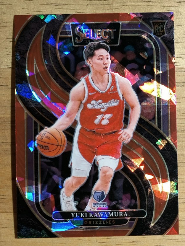 2024-25 Select Red Cracked Ice Prizms #168 Yuki Kawamura