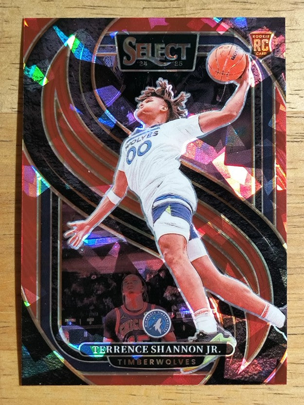 2024-25 Select Red Cracked Ice Prizms #183 Terrence Shannon Jr.
