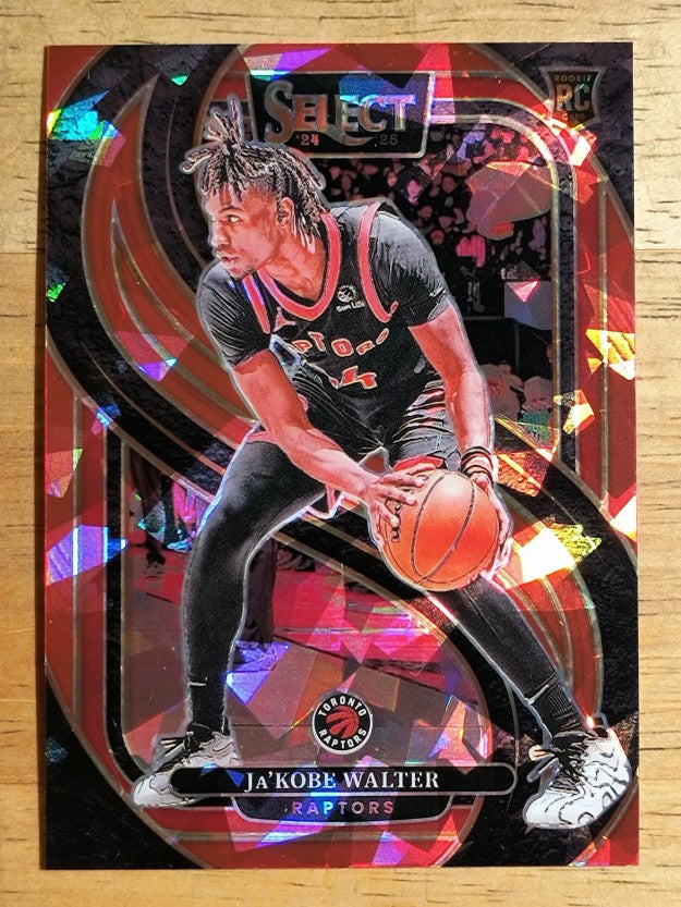 2024-25 Select Red Cracked Ice Prizms #195 Ja'Kobe Walter