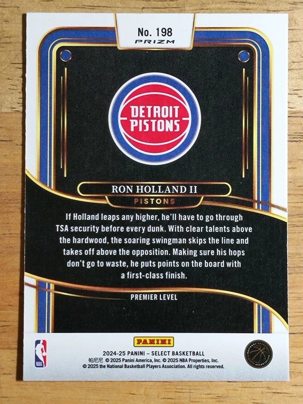 2024-25 Select Red Cracked Ice Prizms #198 Ron Holland II
